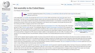Net neutrality in the United States - Wikipedia