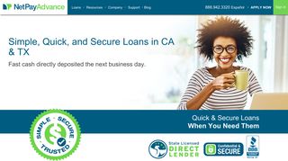 Net Pay Advance Inc. Online Short-Term Loans