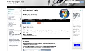 Start/Stop Netlogon service in Windows 7 from Services, Regedit or ...