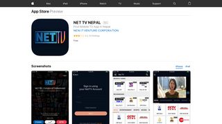 NET TV NEPAL on the App Store - iTunes - Apple