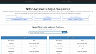 Net4india Email Settings | Net4india Webmail | net4india.com Email