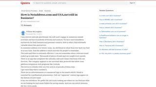 How is Netaddress.com and USA.net still in business? - Quora
