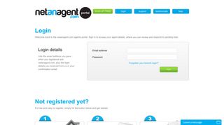 Login - Estate Agents Portal - - netanagent.com
