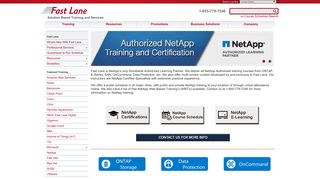 Authorized Cisco and NetApp Training | Fast Lane