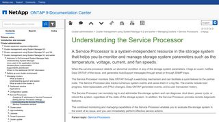 Understanding the Service Processor - NetApp