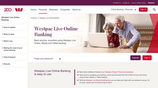 Westpac Live Online Banking
