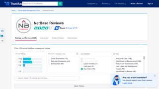 NetBase Reviews & Ratings | TrustRadius