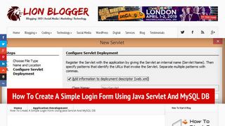 How To Create A Simple Login Form Using Java Servlet And MySQL DB