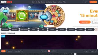 NetBet Casino: Online Casino Games | £200 Bonus