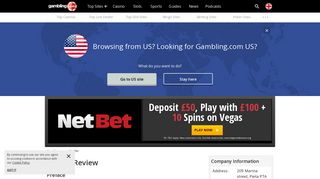 NetBet Review & Bonus Promo Code for the UK - Gambling.com