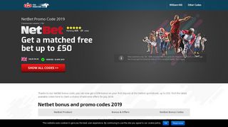 NetBet Promo Code 2019: 50% sports bonus up to £50