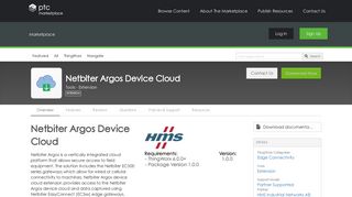 Netbiter Argos Device Cloud by HMS Industrial Networks AB | PTC ...