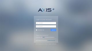 Netbiz | Login - Axis e-Platform