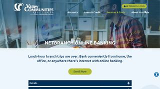 NetBranch Online Banking | Valley Communities CU | Wisconsin ...