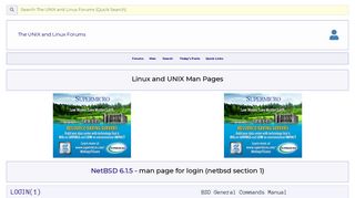 NetBSD 6.1.5 - man page for login (netbsd section 1) - Unix.com