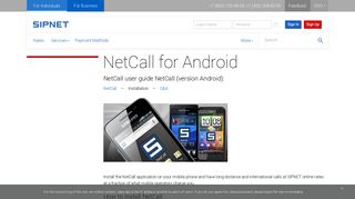 NetCall user manual for android. How to install NetCall on android ...