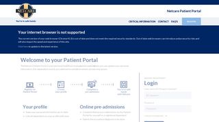 Netcare Patient Portal