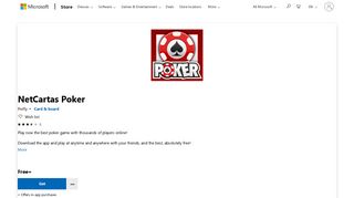 Get NetCartas Poker - Microsoft Store