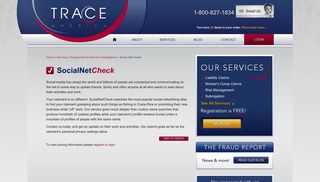 Trace America|Social Net Check - Trace America