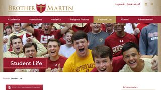 Student Life - Brother Martin High School