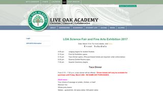 Science Fair 2017 - Live Oak Academy