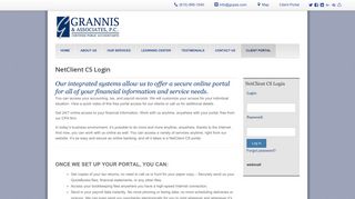 NetClient CS Login | Grannis & Associates PC