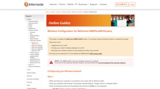 Internode :: Support :: Guides :: Wireless Guides :: NetComm Routers ...