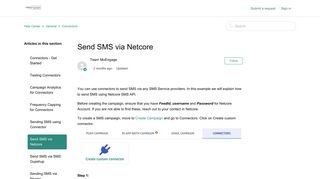 Send SMS via Netcore – Help Center