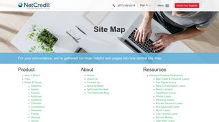 Sitemap - NetCredit