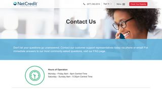 Contact Us - NetCredit
