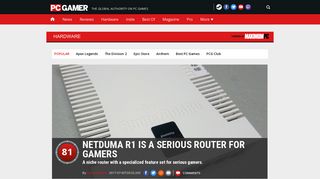 Netduma R1 is a serious router for gamers | PC Gamer