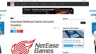 Overseas NetEase Game Account Creation | Kongbakpao