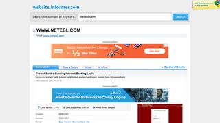 netebl.com at WI. Everest Bank e-Banking:Internet Banking Login