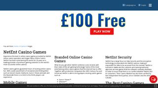 Play NetEnt online casino games | Vegas Palms Online Casino