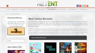 Best Online Casino Bonuses 2019 - List Top 25 Netent Casinos Bonus