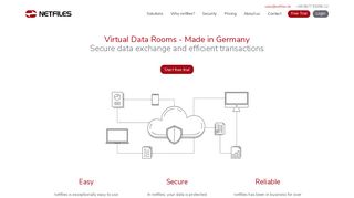 netfiles - netfiles data room for due diligence and secure data exchange