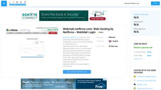 Visit Webmail.netfirms.com - Web Hosting by Netfirms - WebMail Login.