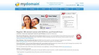 .me Domain Names by MyDomain