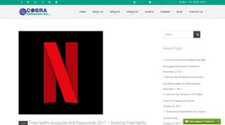 Free Netflix Accounts And Passwords 2017 – Working Free Netflix ...