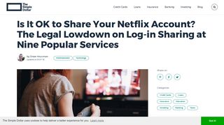 Is It OK to Share Your Netflix Account? The Legal Lowdown on Log-in ...