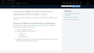 Change Your Netflix Account Information or Subscription Billed ...