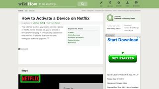 How to Activate a Device on Netflix: 4 Steps (with Pictures)