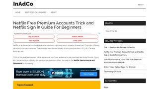 Free Netflix Premium Accounts, Sign in & Get Premium Acc #Working