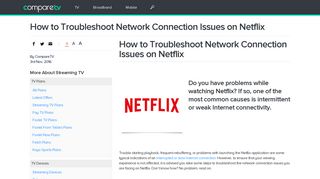 How to Troubleshoot Network Connection Issues on Netflix
