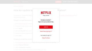 How do I update my Google Play billing ... - Netflix Help Center