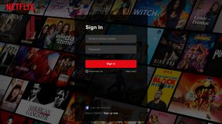 Sign In - Netflix