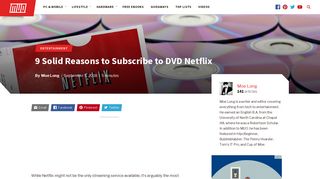 9 Solid Reasons to Subscribe to DVD Netflix - MakeUseOf