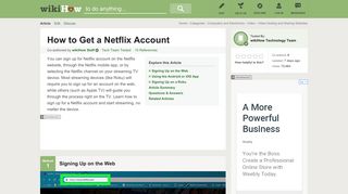 3 Ways to Get a Netflix Account - wikiHow