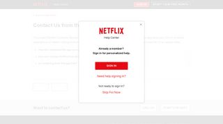 Contact Us from the Netflix App - Netflix Help Center