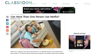 Can More Than One Person Use Netflix? | Synonym